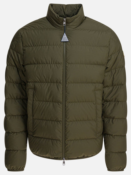 Piumini corti Solid colour  Verde - Moncler Uomo | PLP | VIETTI Online Store 
