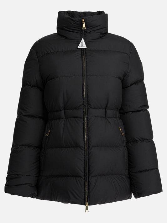 Piumini corti Logo  Nero - Moncler Donna | VIETTI Online Store 
