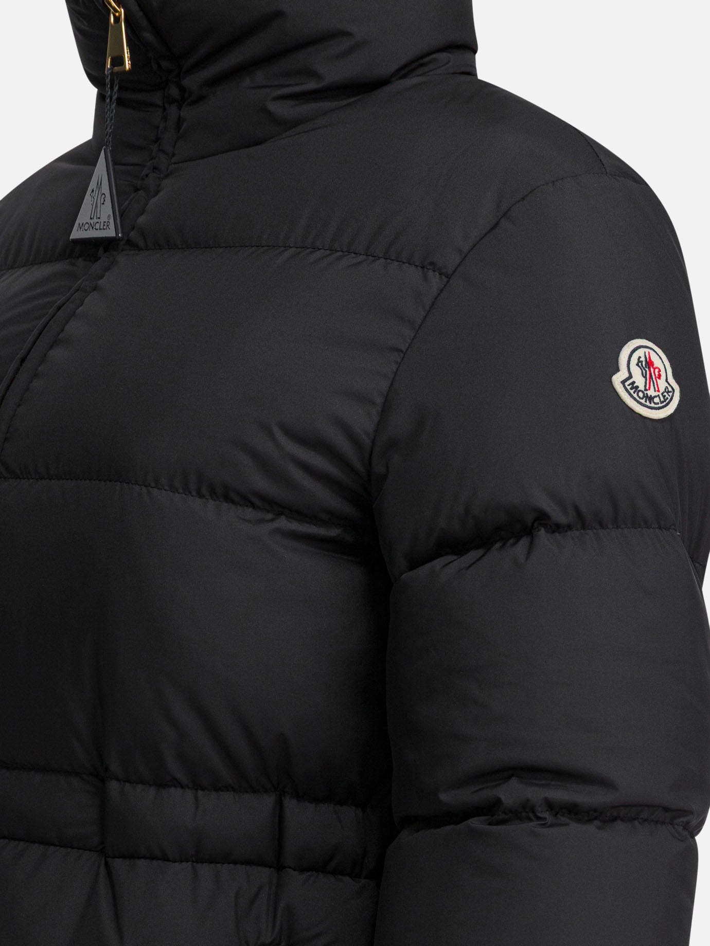 Piumini corti Logo  Nero - Moncler Donna | PDP | VIETTI Online Store | Zoom-Modal_4
