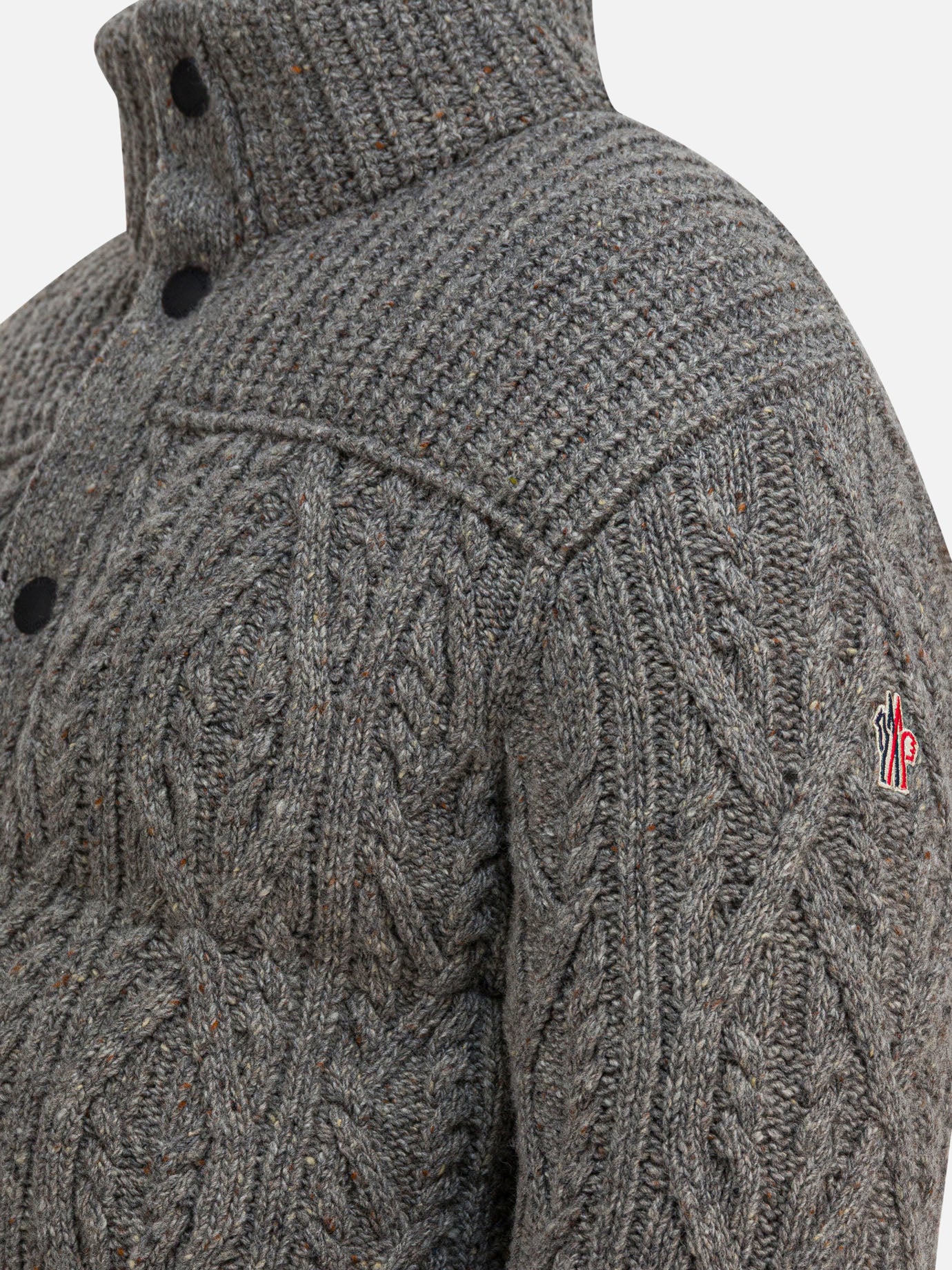 Down jackets Tweed  Grey - Moncler Grenoble Men | PDP | VIETTI Online Store | thumbnail_4