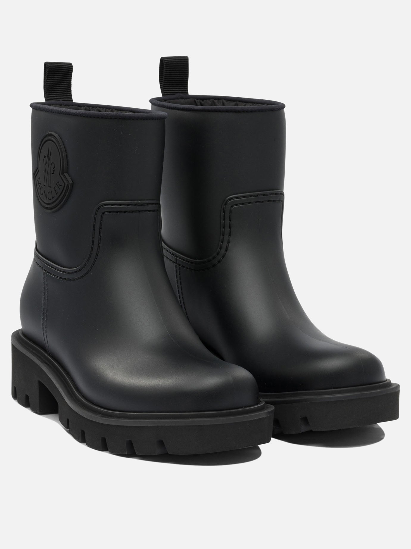 Stivaletti da pioggia 100% pvc - 100% rubber  Nero - Moncler Donna | PDP | VIETTI Online Store | thumbnail_2