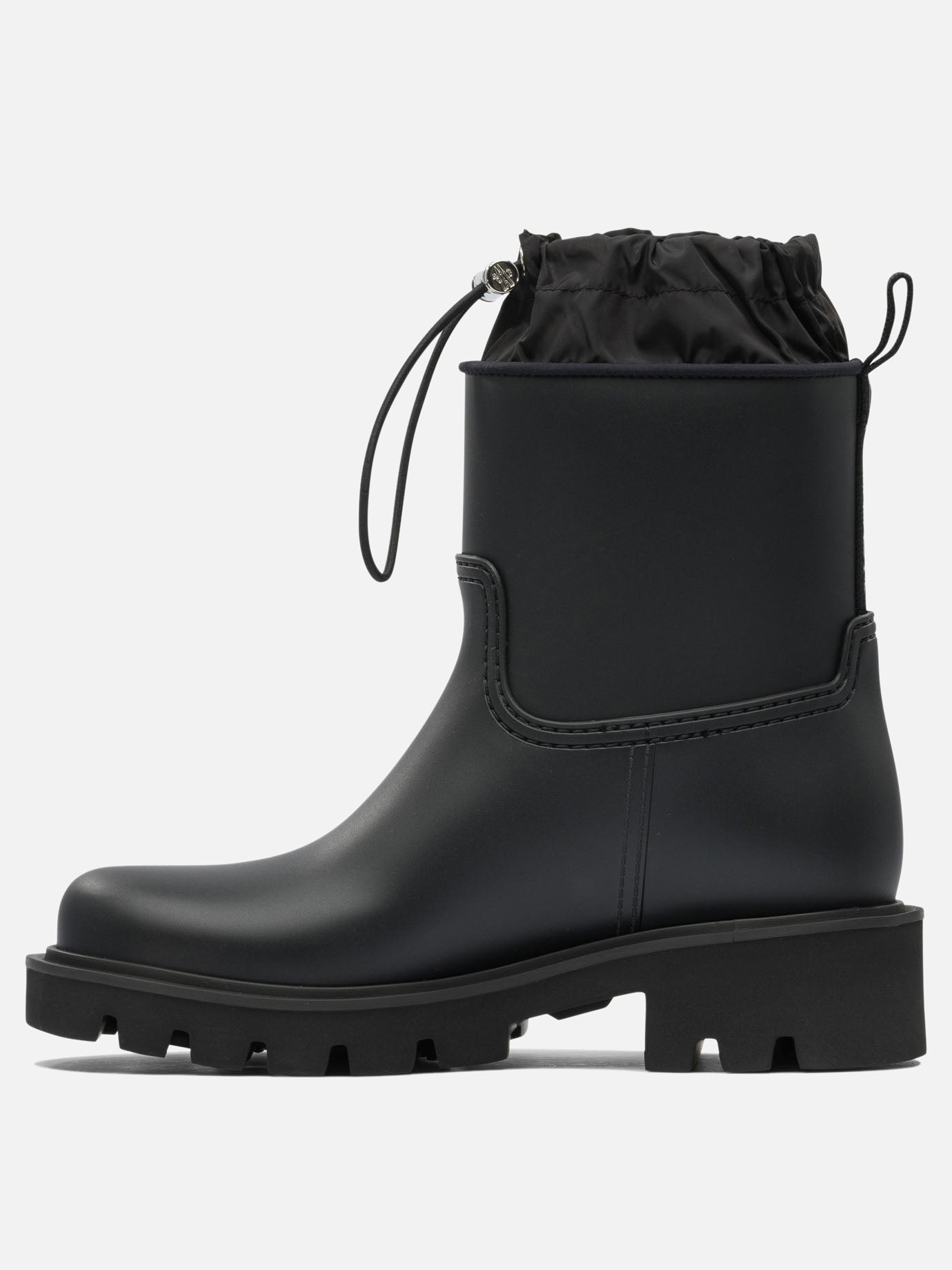 Stivaletti da pioggia 100% pvc - 100% rubber  Nero - Moncler Donna | PDP | VIETTI Online Store | thumbnail_3