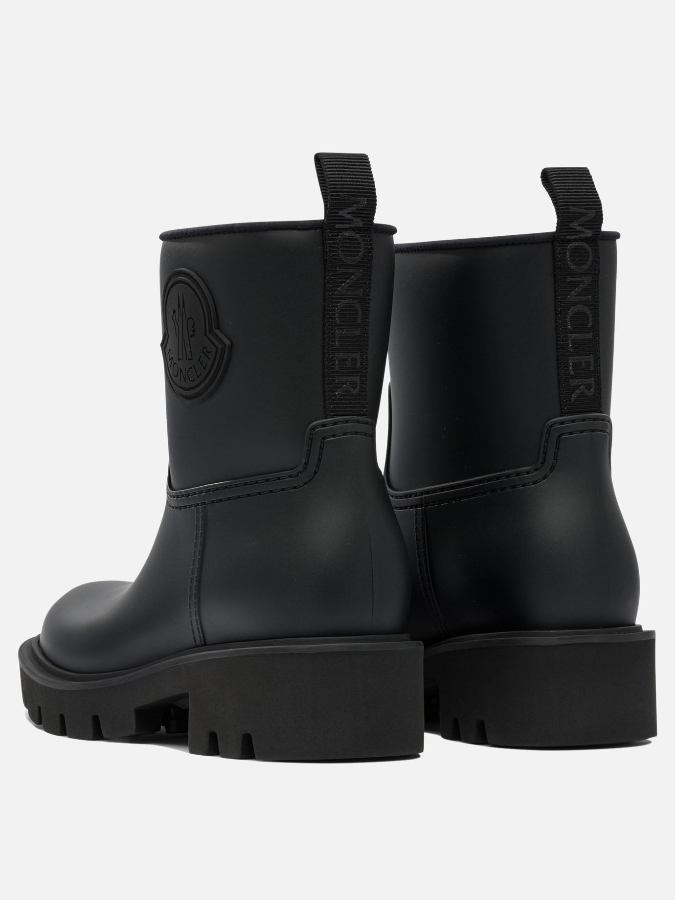 Stivaletti da pioggia 100% pvc - 100% rubber  Nero - Moncler Donna | PDP | VIETTI Online Store | thumbnail_4