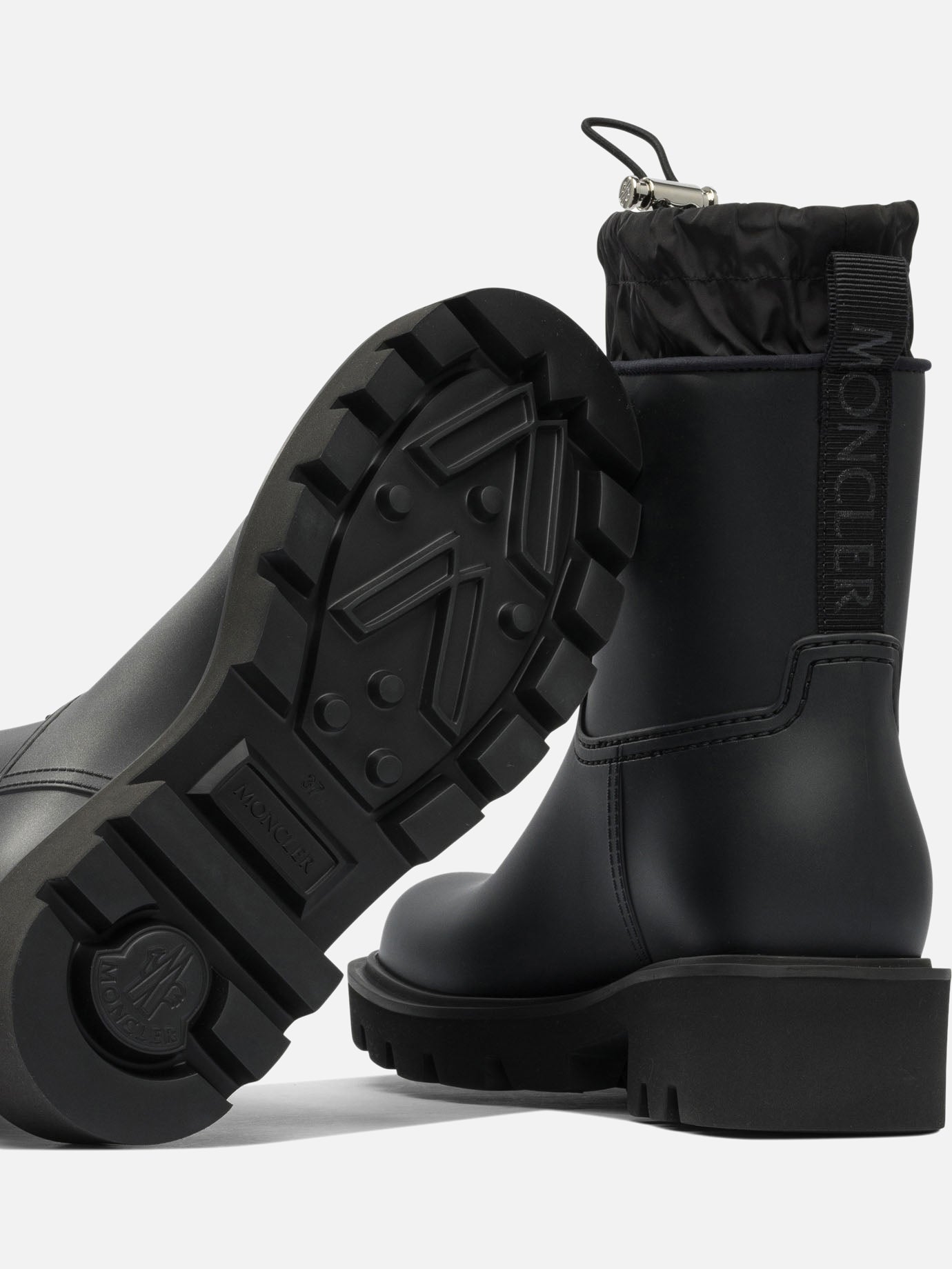Stivaletti da pioggia 100% pvc - 100% rubber  Nero - Moncler Donna | PDP | VIETTI Online Store | Zoom-Modal_5
