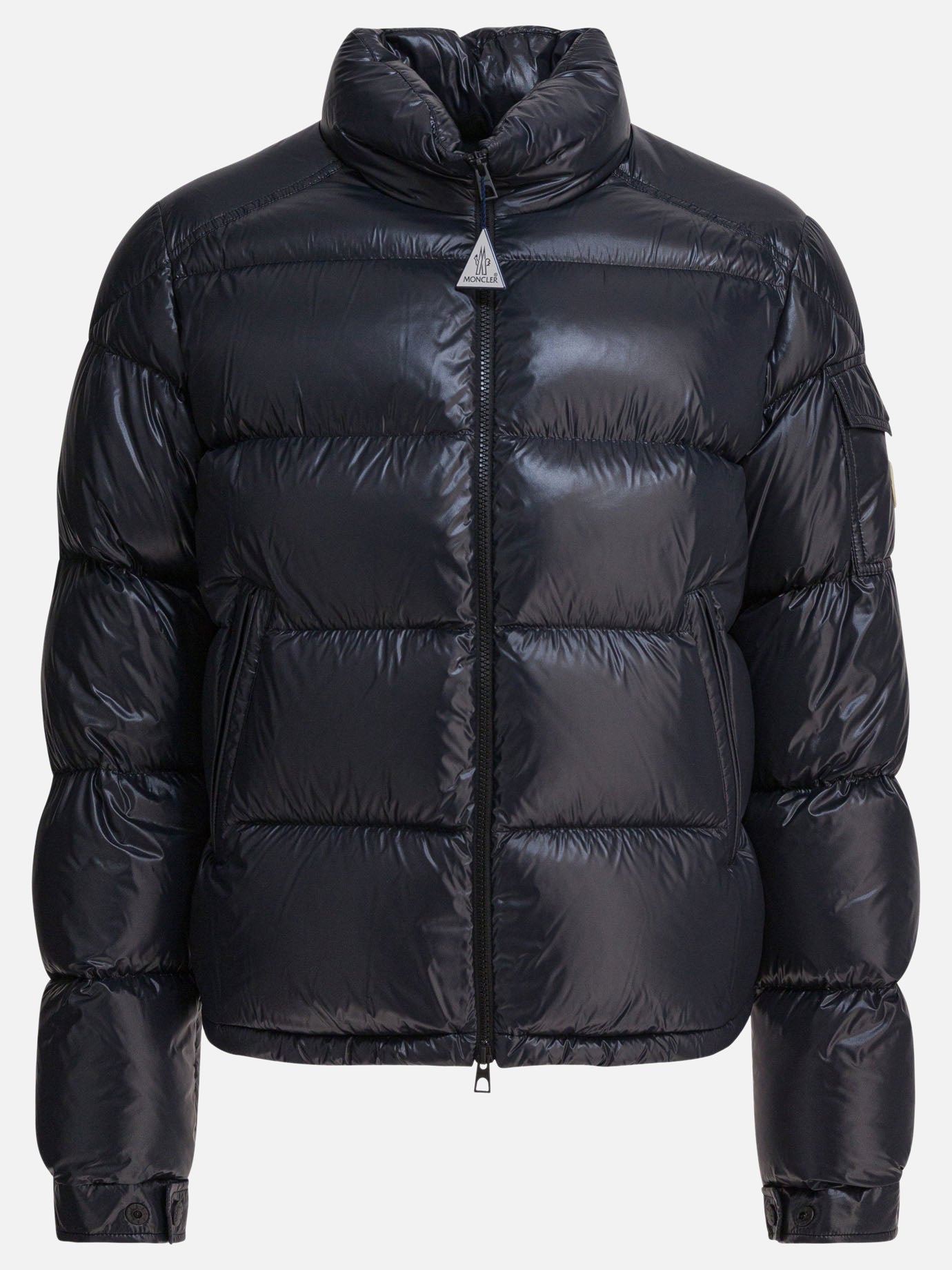 Piumini corti Solid colour  Nero - Moncler Uomo | PDP | VIETTI Online Store | Zoom-Modal

