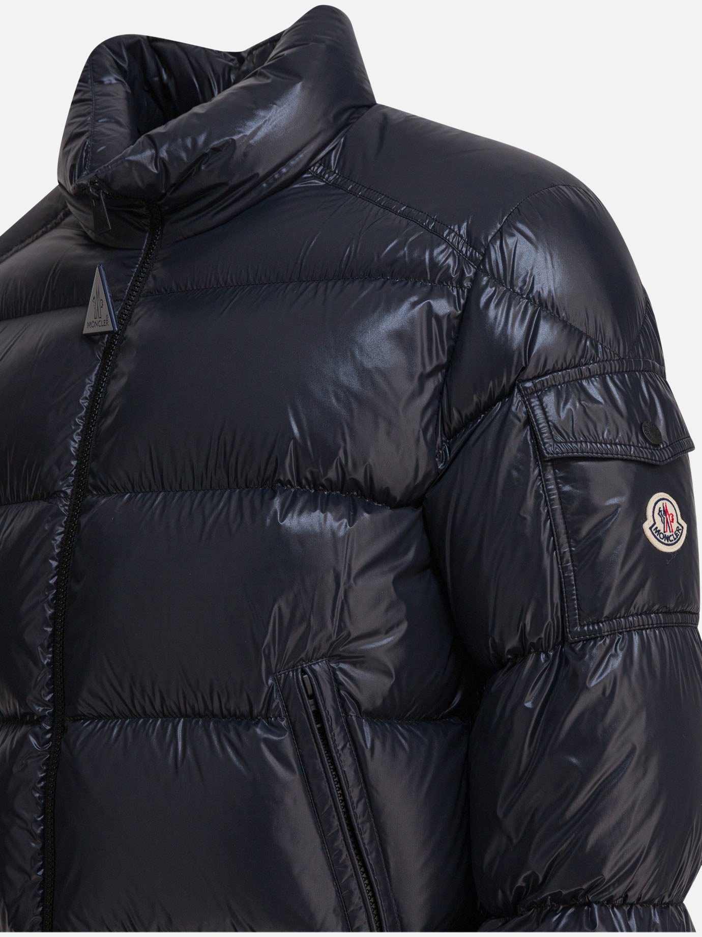 Piumini corti Solid colour  Nero - Moncler Uomo | PDP | VIETTI Online Store | thumbnail_4
