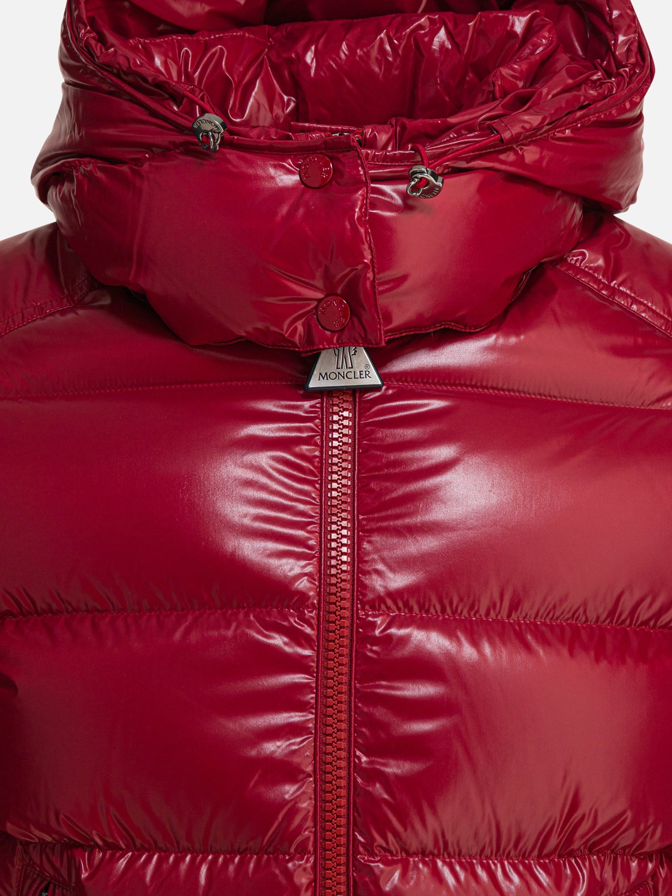 Down jackets Solid colour  Red - Moncler Women | PDP | VIETTI Online Store | Zoom-Modal_3
