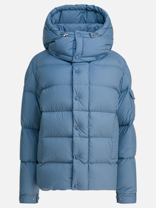 Piumini corti Logo  Blu - Moncler Donna | PLP | VIETTI Online Store 
