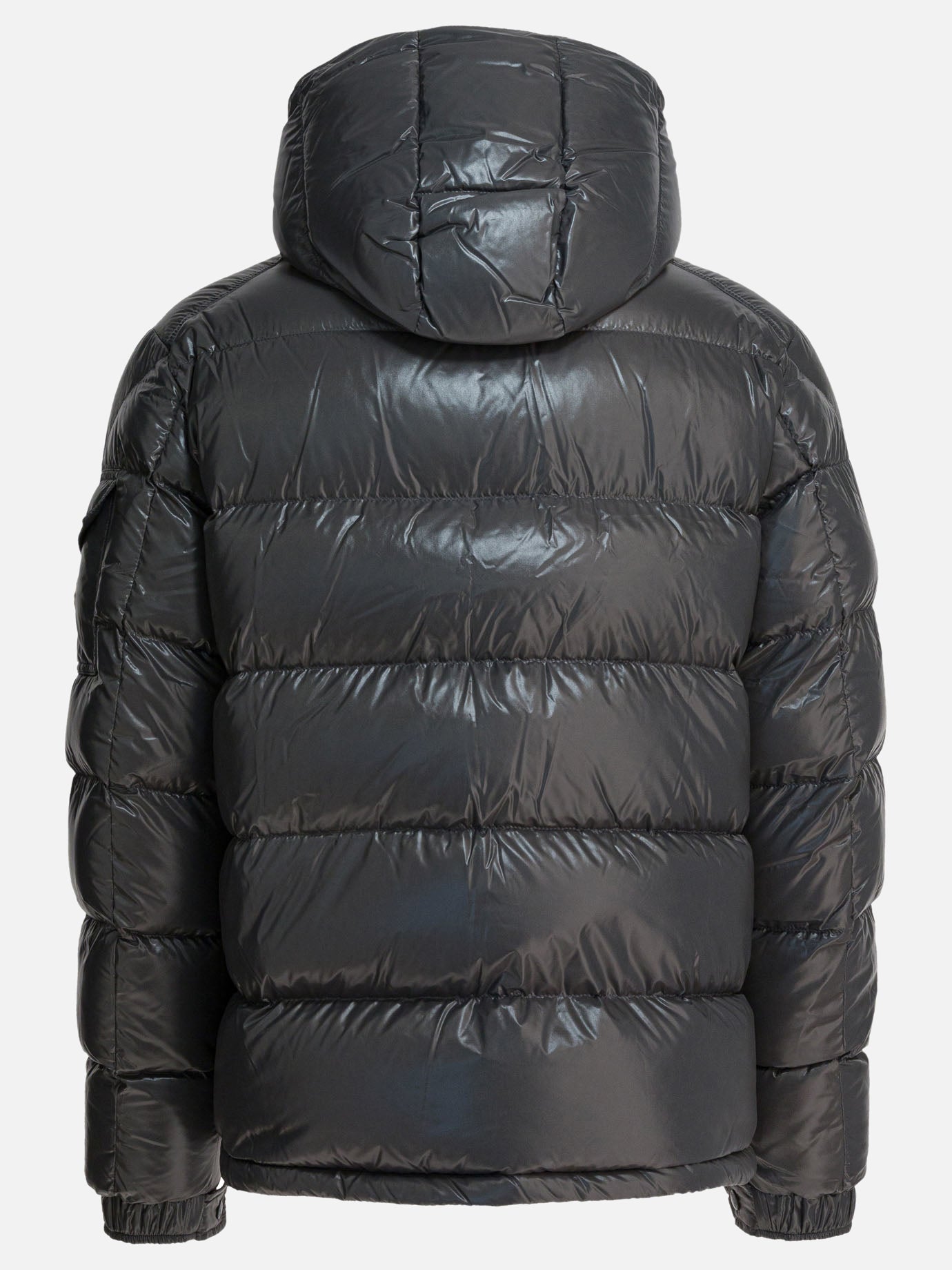 Down jackets Solid colour  Grey - Moncler Men | PDP | VIETTI Online Store | Zoom-Modal_2
