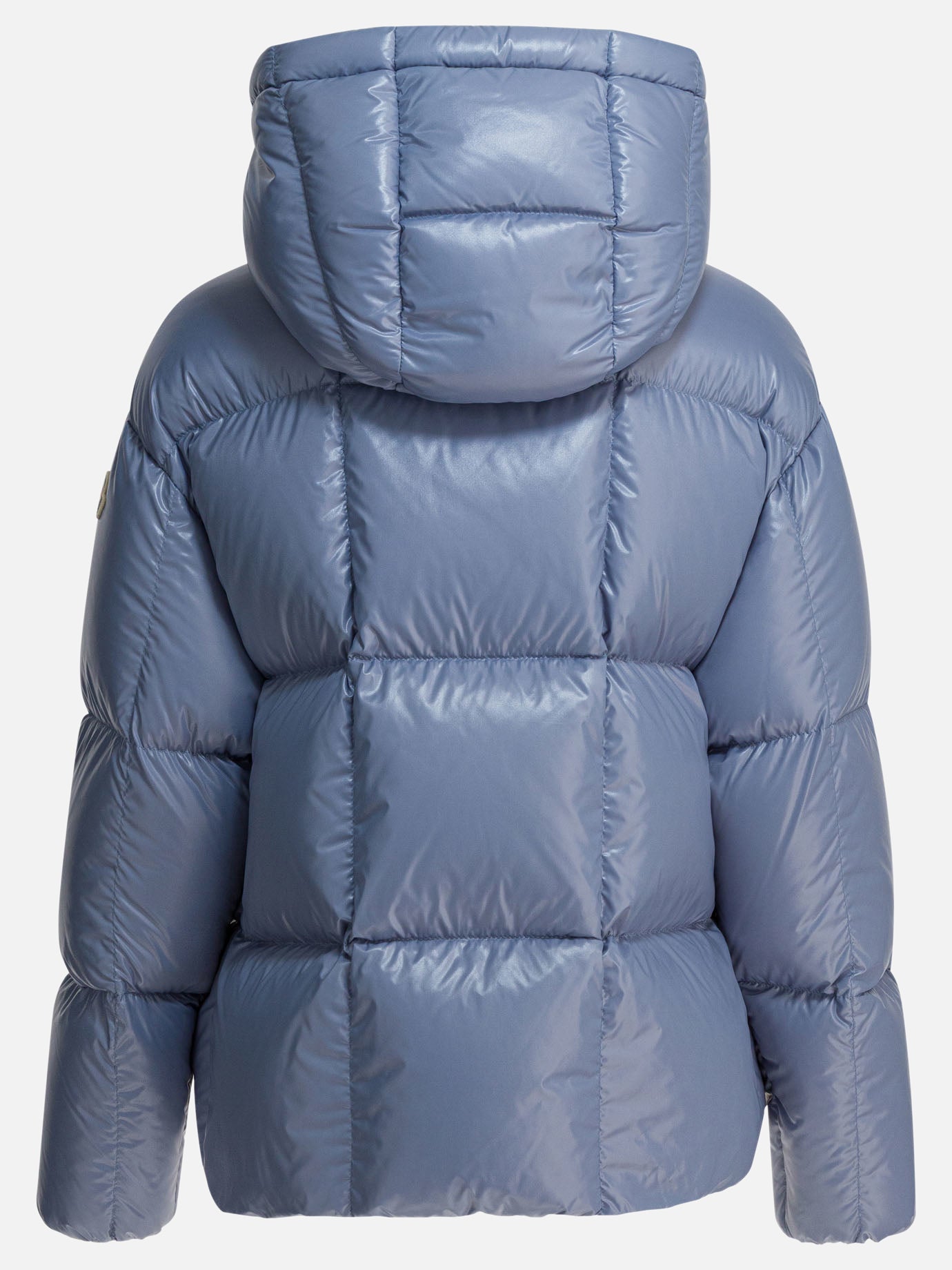 Down jackets Solid colour  Light blue - Moncler Women | PDP | VIETTI Online Store | Zoom-Modal_2
