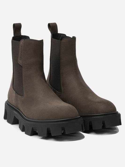 Stivaletti Chelsea 100% real leather - 100% polyamide  Marrone - Moncler Uomo | PDP | VIETTI Online Store | 2
