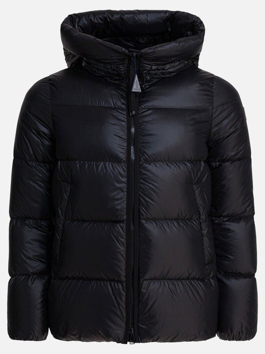Piumini corti Logo  Nero - Moncler Donna | PDP | VIETTI Online Store 
