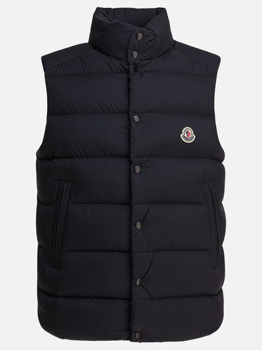 Giacche smanicate Logo  Nero - Moncler Uomo | PLP | VIETTI Online Store 
