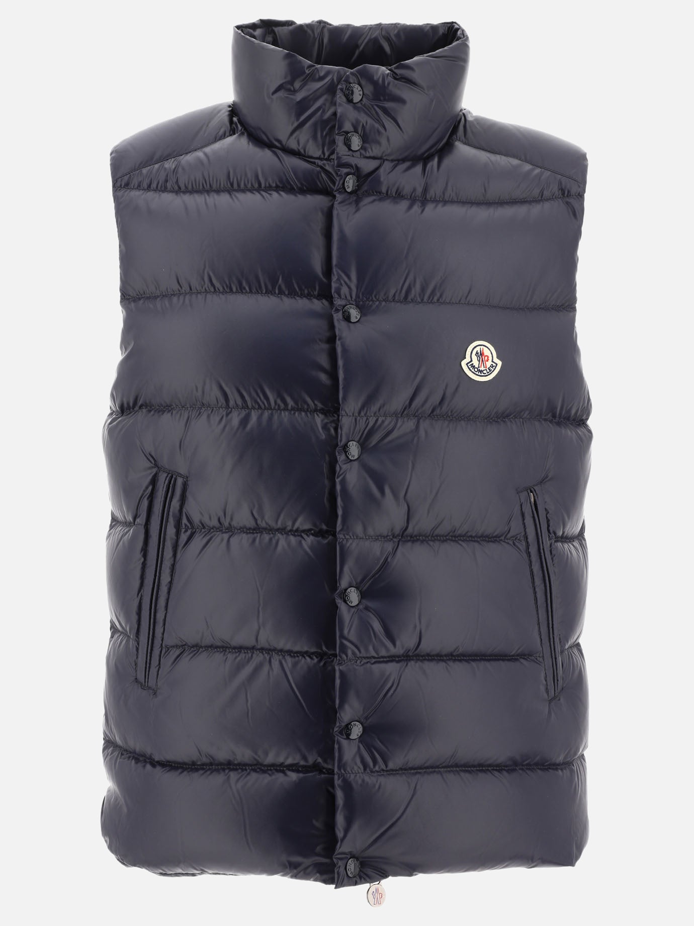 Giacche smanicate Logo  Blu - Moncler Uomo | PDP | VIETTI Online Store | Zoom-Modal
