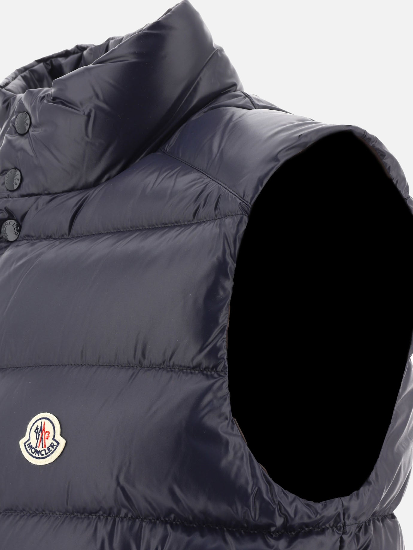 Giacche smanicate Logo  Blu - Moncler Uomo | PDP | VIETTI Online Store | thumbnail_4
