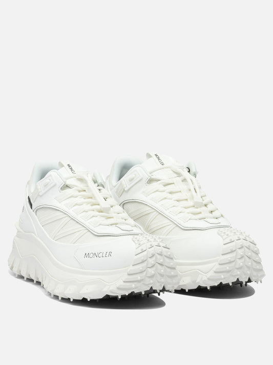 Sneaker basse 60% nylon 40% leather - 100% rubber  Bianco - Moncler Uomo | PLP | VIETTI Online Store | 2
