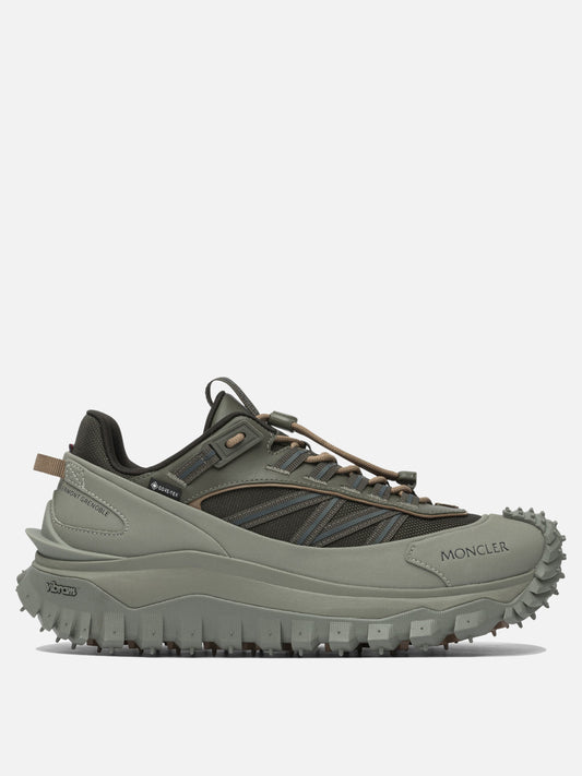 Sneaker basse 60% nylon 40% leather - 100% rubber  Verde - Moncler Uomo | PLP | VIETTI Online Store 
