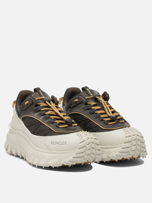 Sneaker basse 60% nylon 40% leather - 100% rubber  Grigio - Moncler Uomo | PLP | VIETTI Online Store | 2
