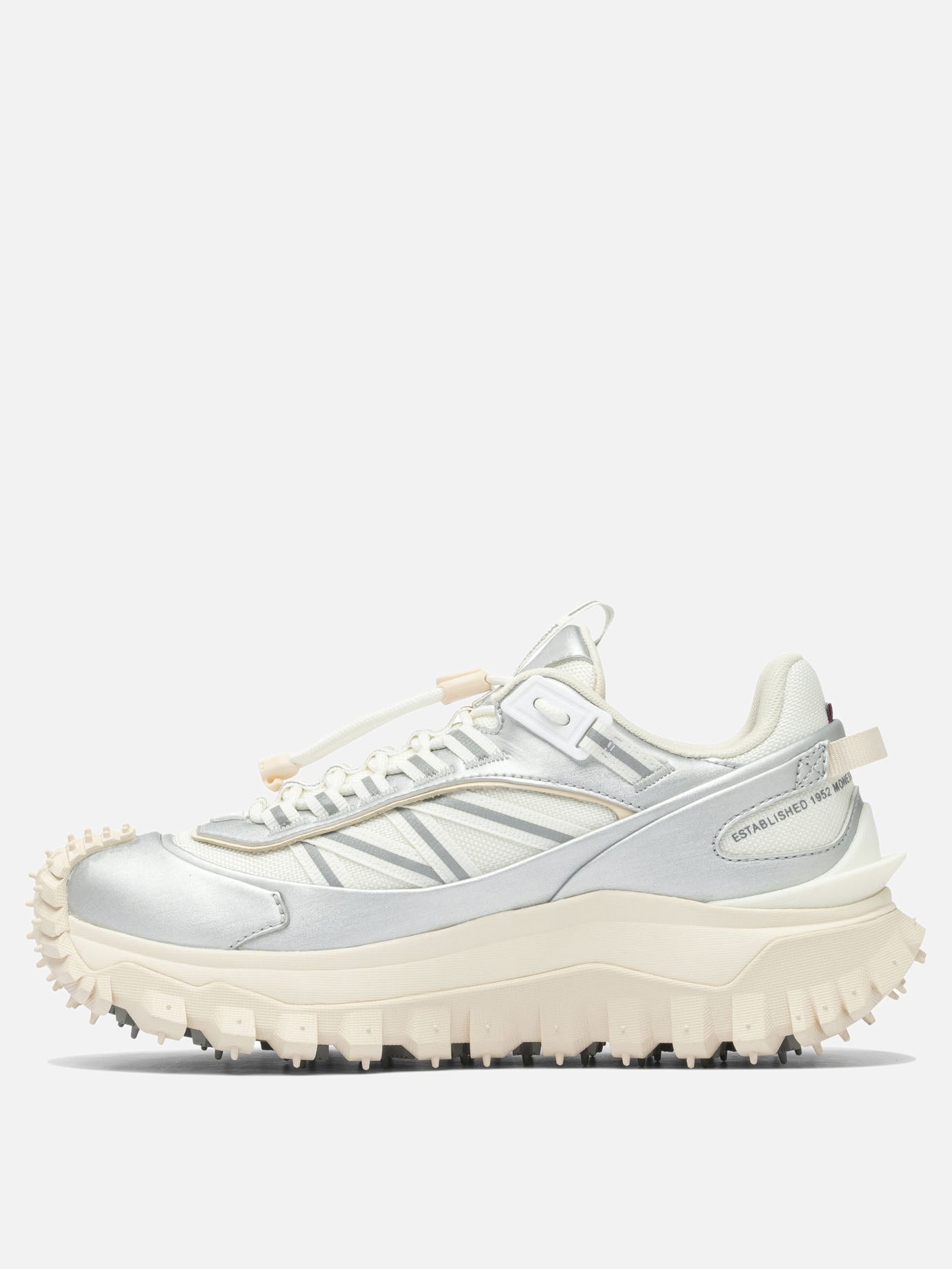 Sneaker basse 60% nylon 40% leather - 100% rubber  Arancione - Moncler Donna | PDP | VIETTI Online Store | thumbnail_3