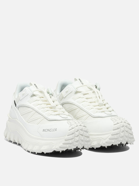 Sneaker basse 60% nylon 40% leather - 100% rubber  Bianco - Moncler Donna | PDP | VIETTI Online Store | 2
