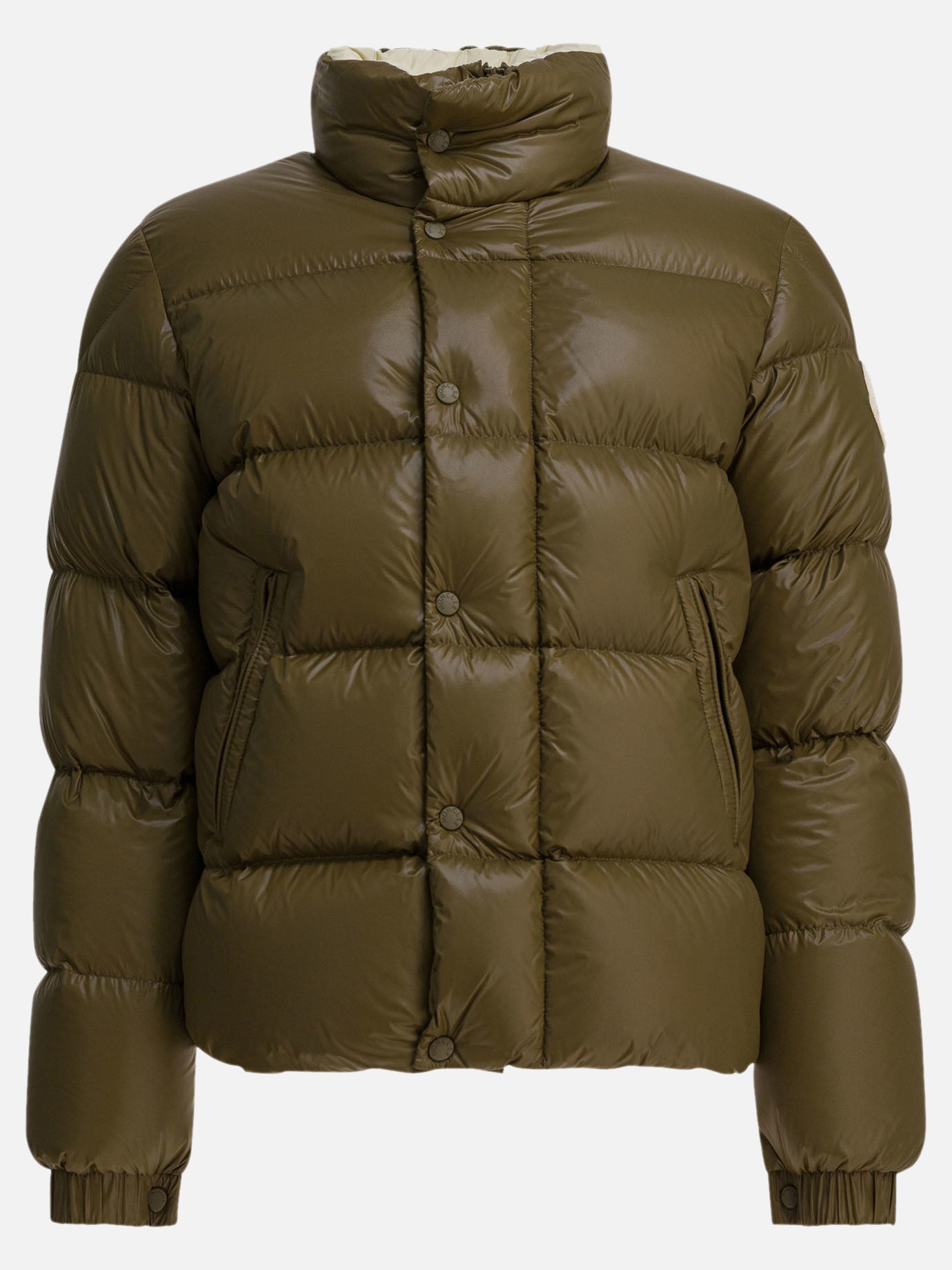 Piumini corti Logo  Marrone - Moncler Uomo | PDP | VIETTI Online Store | Zoom-Modal
