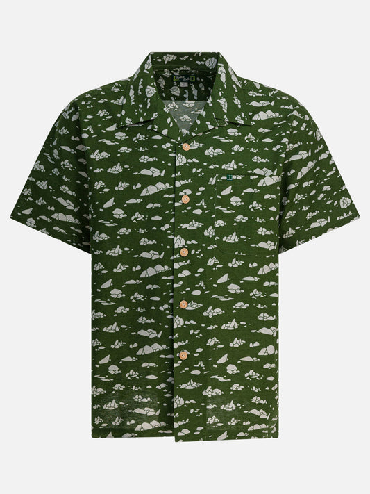 Camicie casual Print  Verde - Montbell Uomo | VIETTI Online Store 
