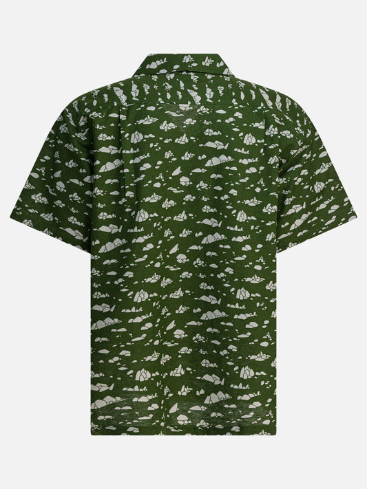 Camicie casual Print  Verde - Montbell Uomo | VIETTI Online Store | 2
