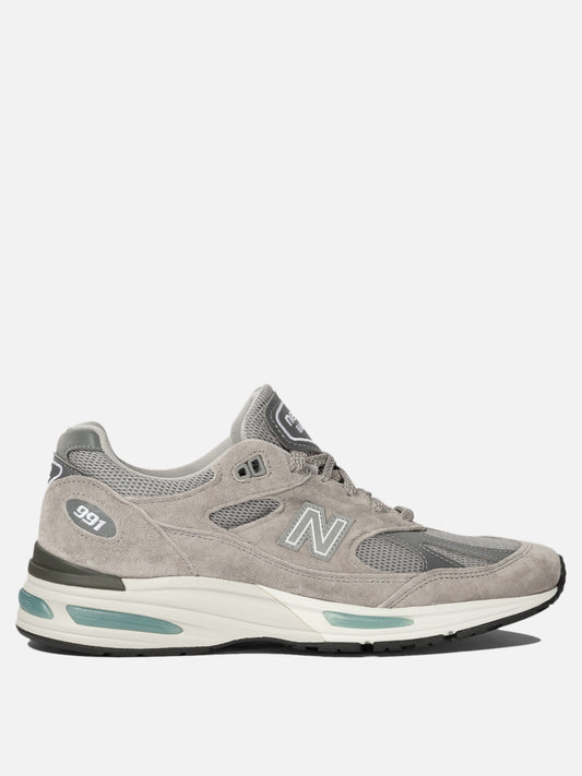 Low top sneakers 100% suede - 100% rubber  Grey - New Balance Men | PDP | VIETTI Online Store 
