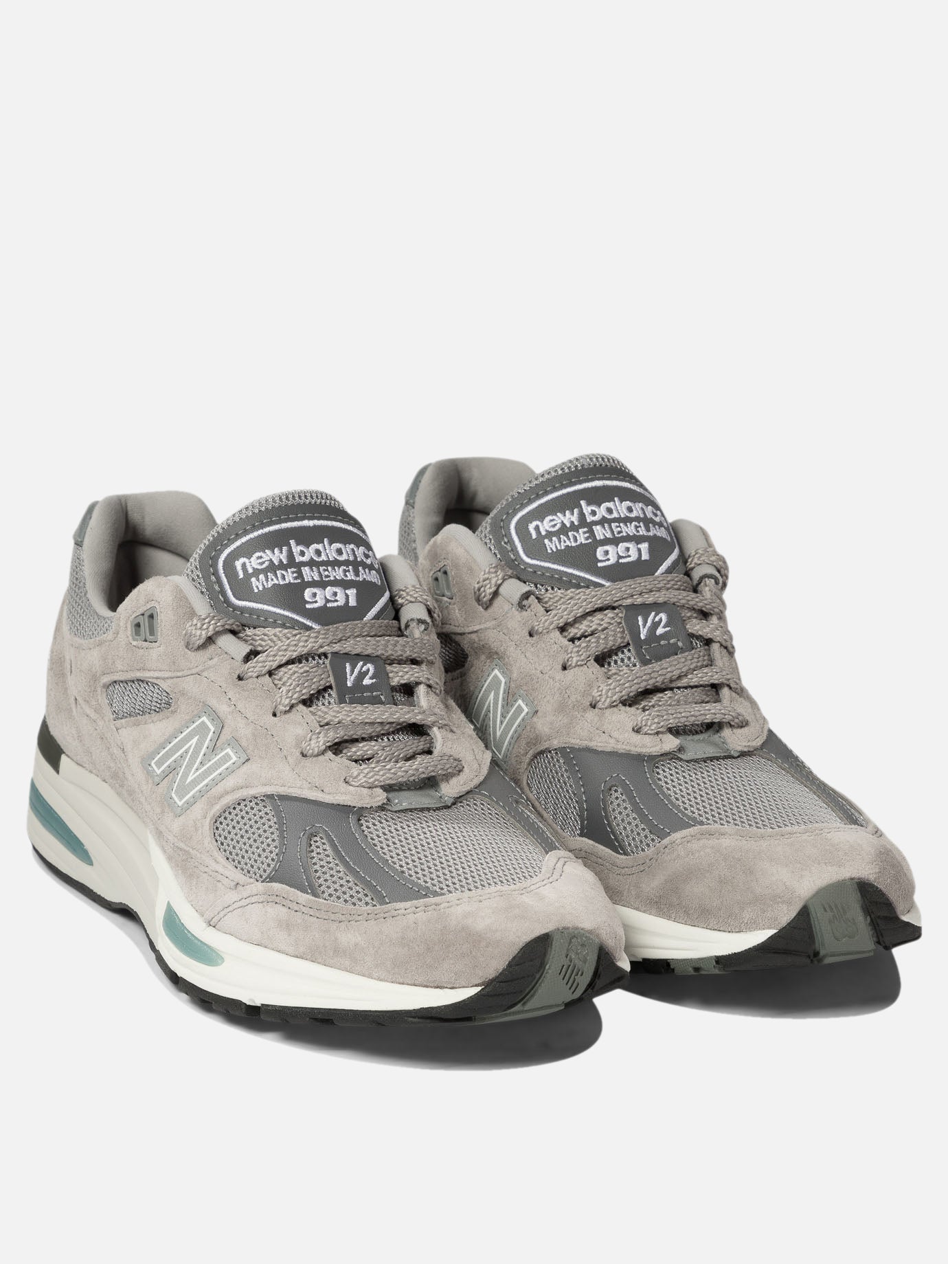 Low top sneakers 100% suede - 100% rubber  Grey - New Balance Men | PDP | VIETTI Online Store | thumbnail_2