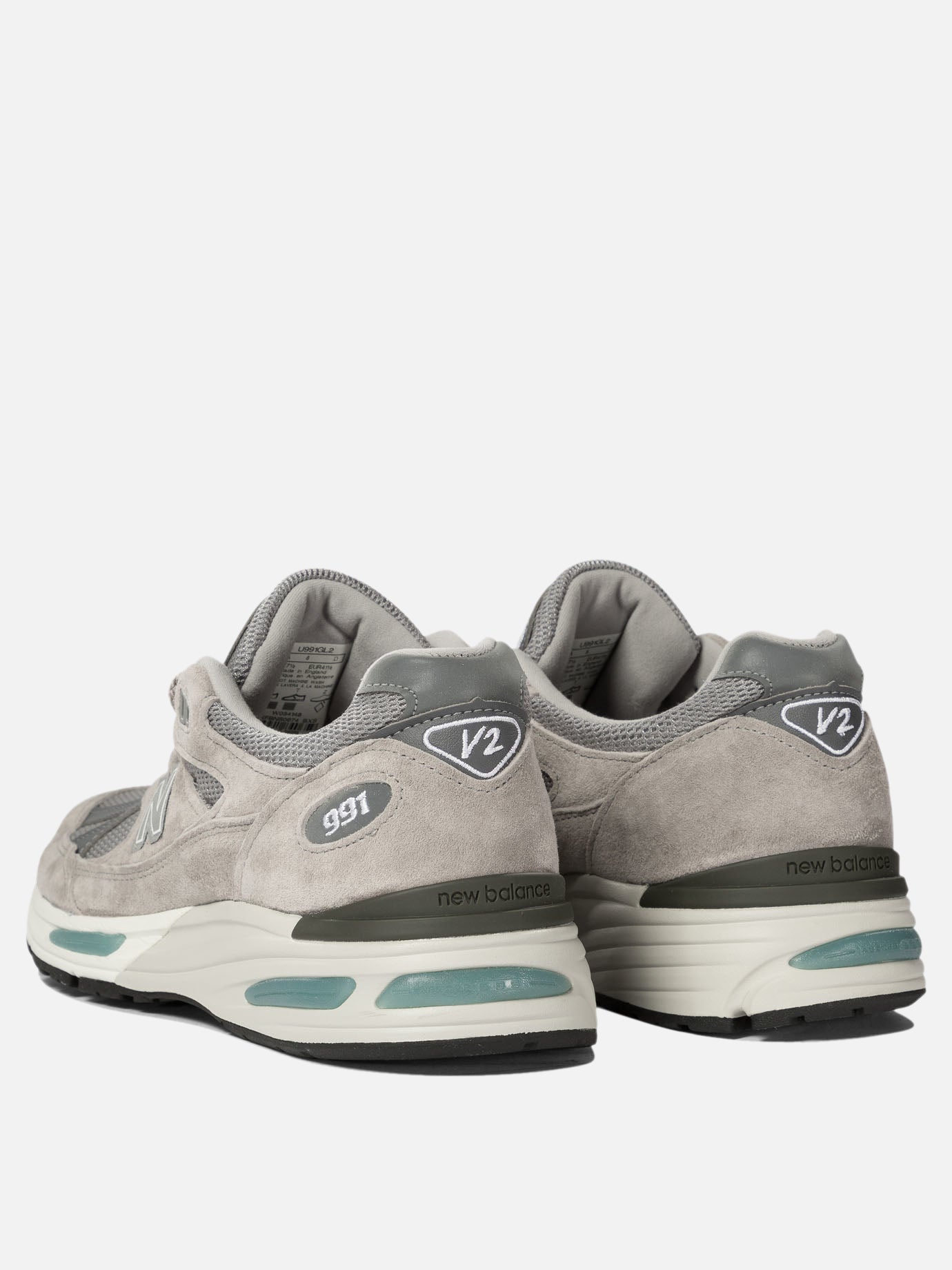 Low top sneakers 100% suede - 100% rubber  Grey - New Balance Men | PDP | VIETTI Online Store | Zoom-Modal_4
