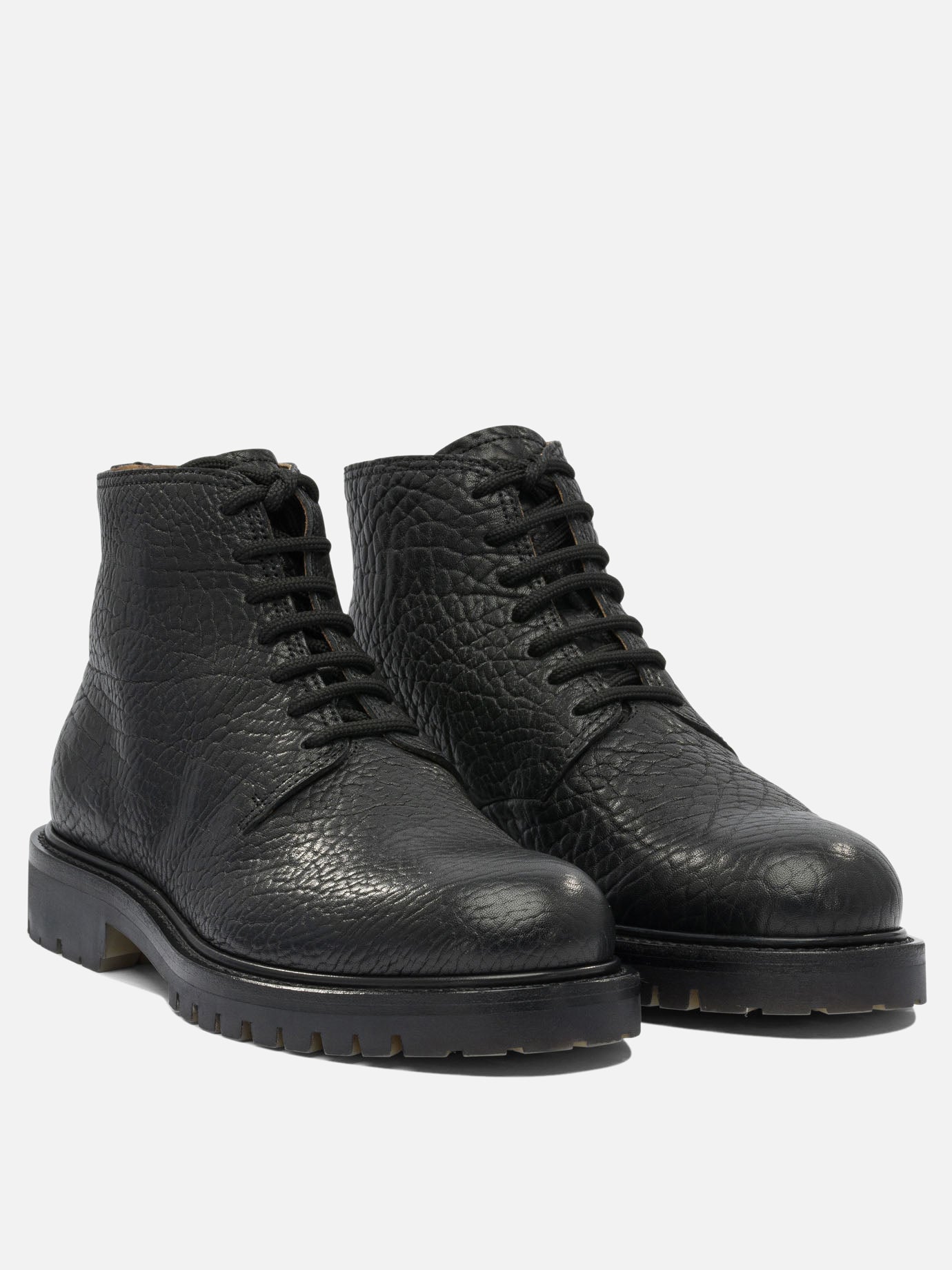 Stivaletti stringati 100% leather - 100% rubber  Nero - Officine Creative Uomo | PDP | VIETTI Online Store | Zoom-Modal_4
