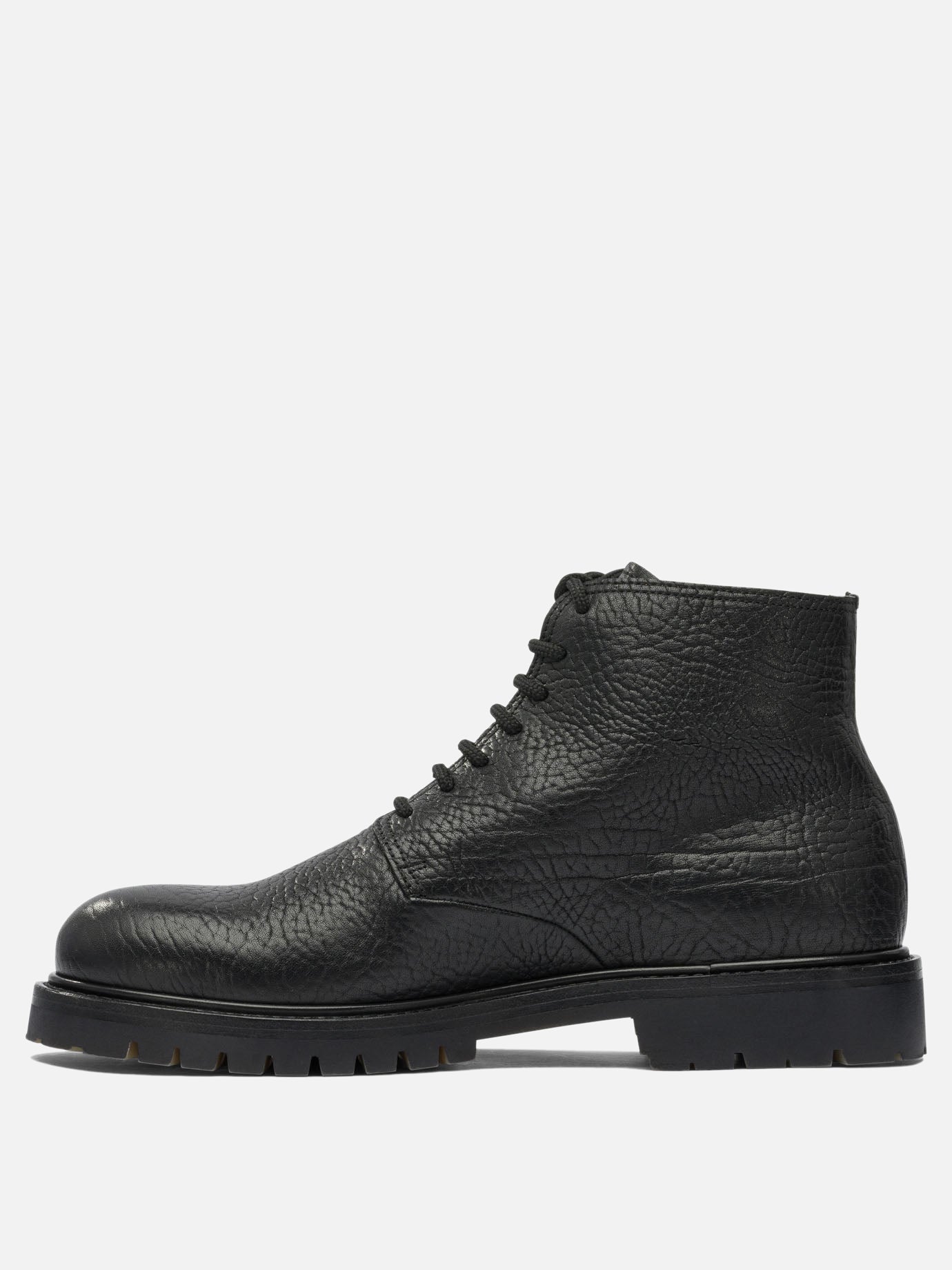 Stivaletti stringati 100% leather - 100% rubber  Nero - Officine Creative Uomo | PDP | VIETTI Online Store | Zoom-Modal_2
