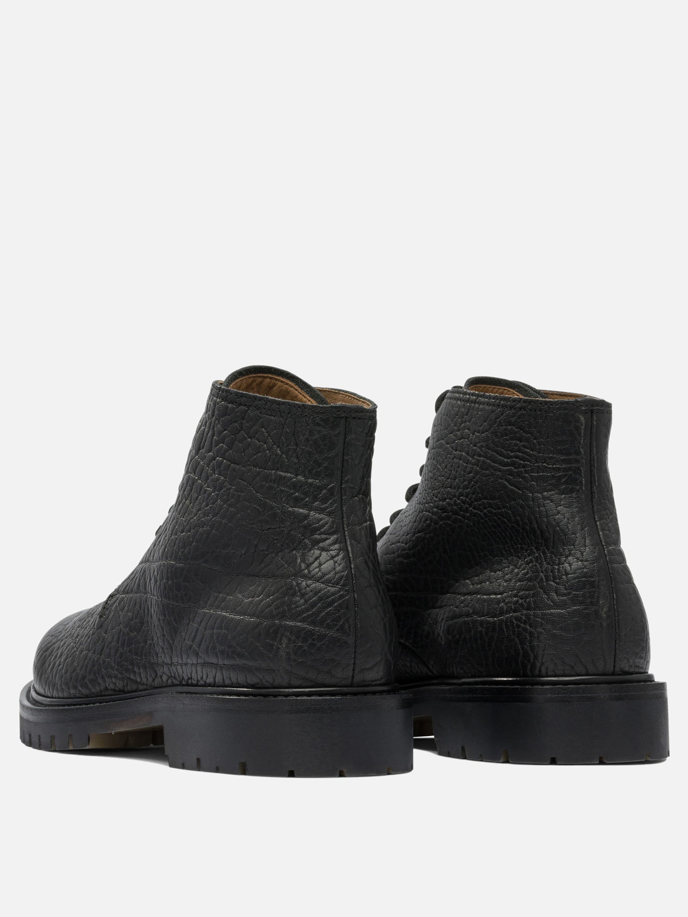 Stivaletti stringati 100% leather - 100% rubber  Nero - Officine Creative Uomo | PDP | VIETTI Online Store | Zoom-Modal_3
