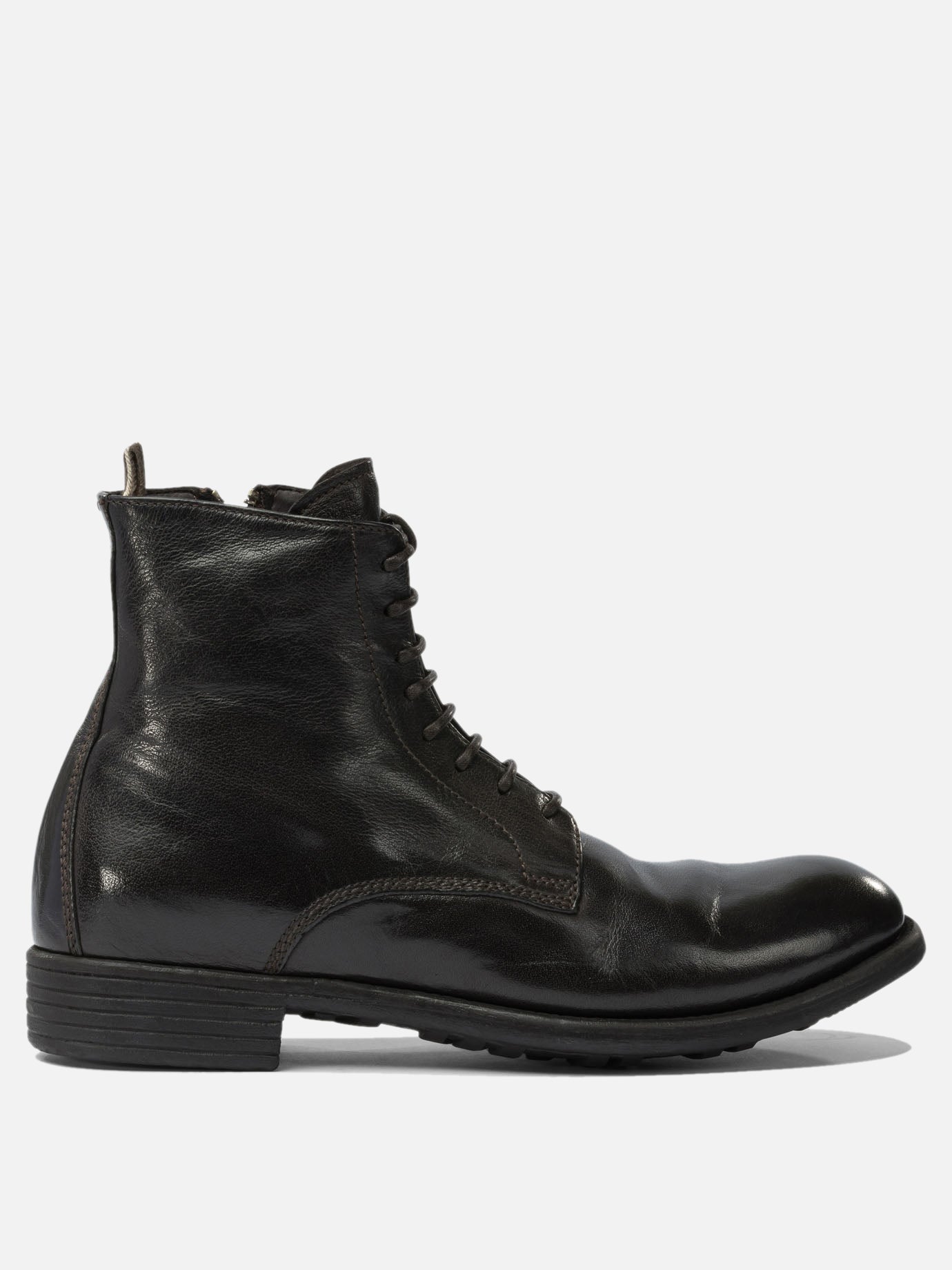 Stivaletti stringati 100% calf leather - 100% rubber  Marrone - Officine Creative Donna | PDP | VIETTI Online Store | thumbnail
