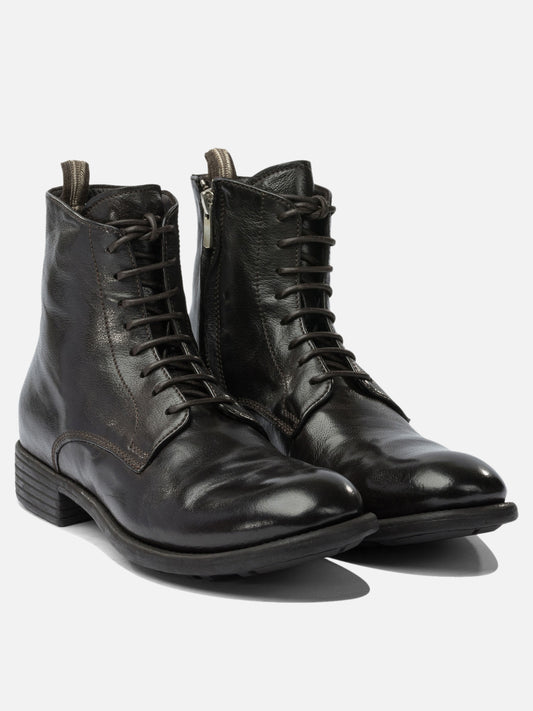 Stivaletti stringati 100% calf leather - 100% rubber  Marrone - Officine Creative Donna | PDP | VIETTI Online Store | 2
