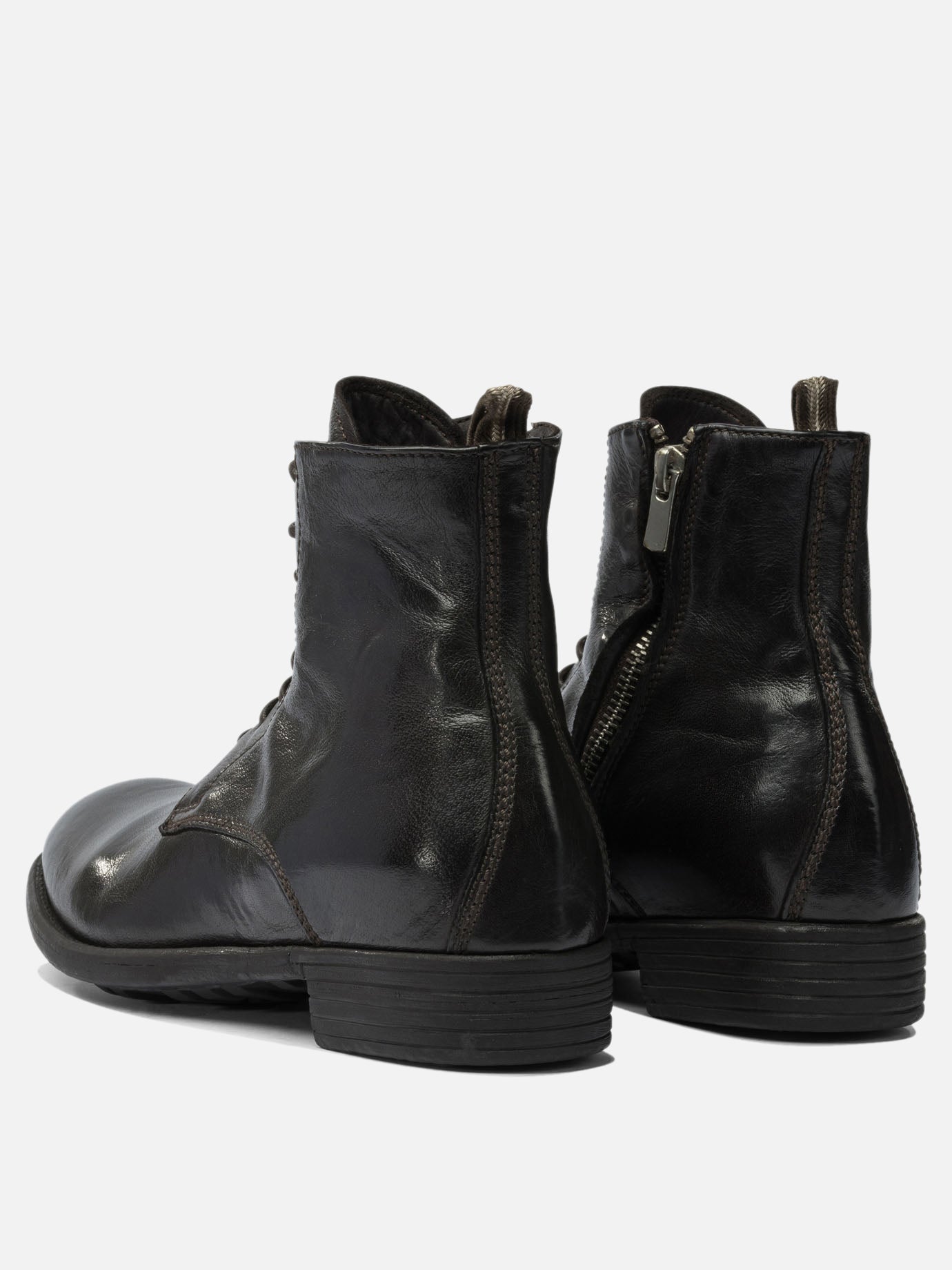 Stivaletti stringati 100% calf leather - 100% rubber  Marrone - Officine Creative Donna | PDP | VIETTI Online Store | thumbnail_4