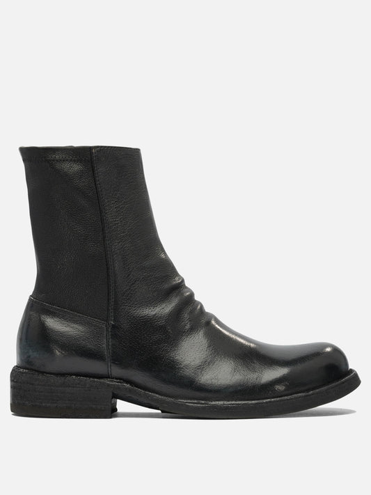Zipped boots 100% leather - 100% rubber  Black - Officine Creative Women | PDP | VIETTI Online Store 
