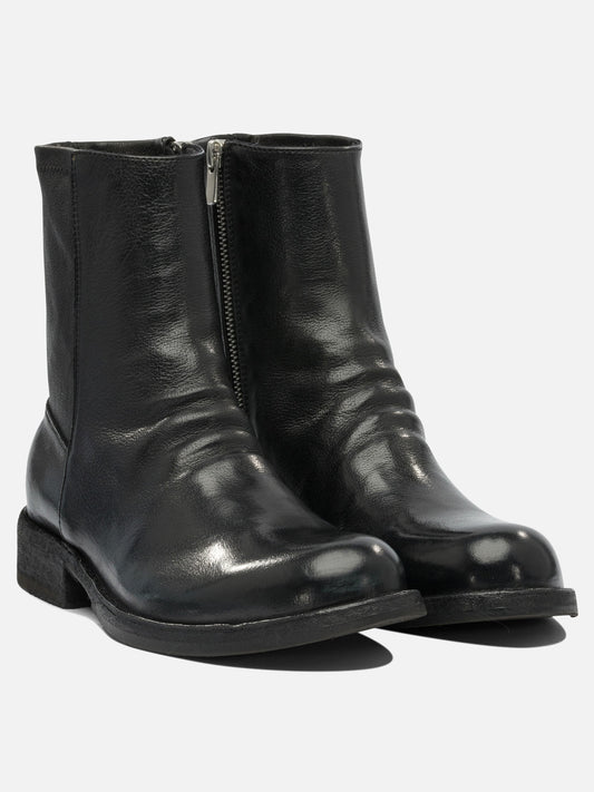 Zipped boots 100% leather - 100% rubber  Black - Officine Creative Women | PDP | VIETTI Online Store | 2
