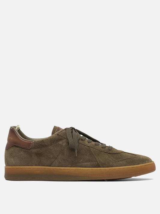 Low top sneakers 100% suede - 100% rubber  Green - Officine Creative Men | PDP | VIETTI Online Store 
