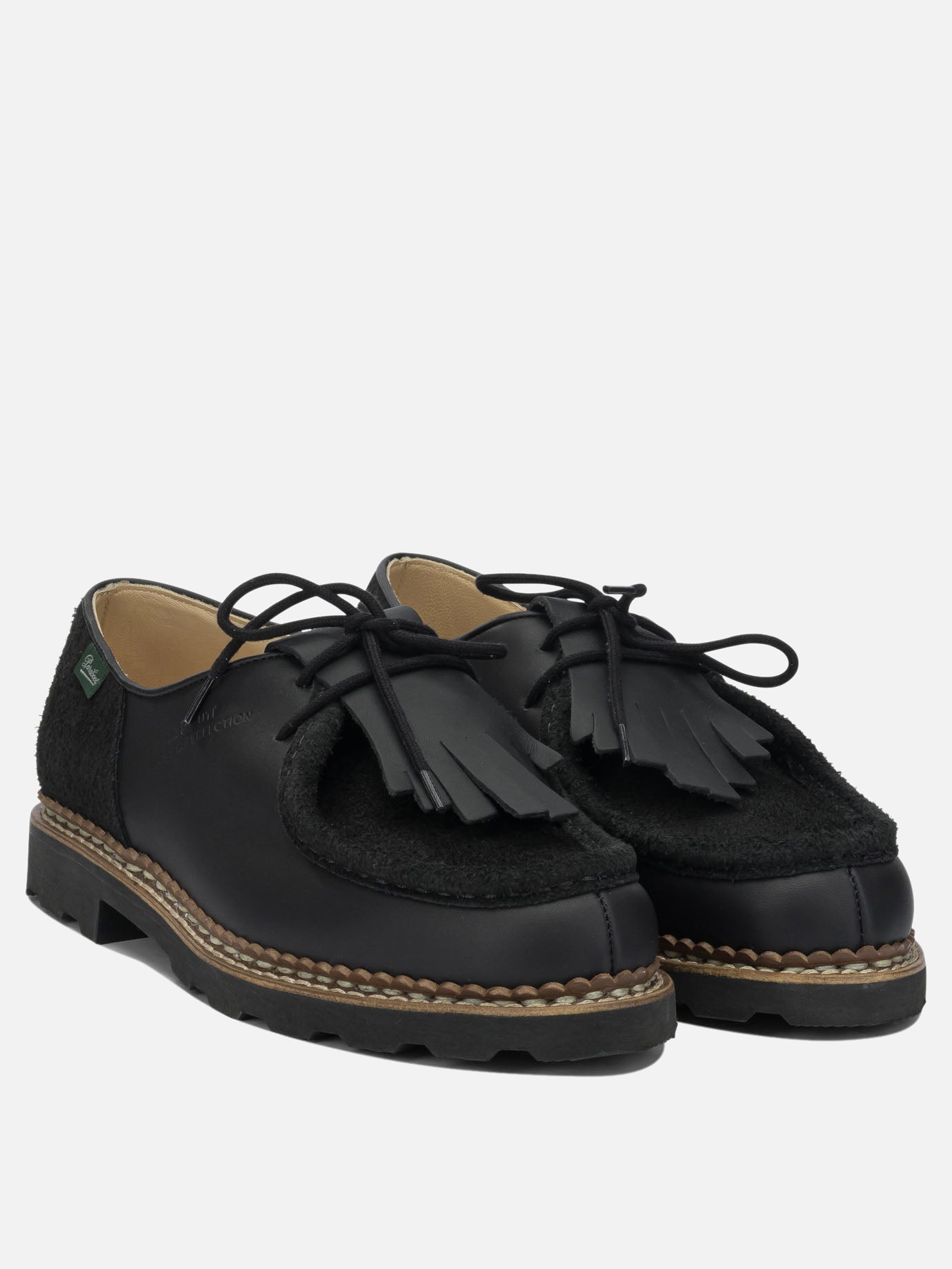 Derby 100% leather - 100% rubber  Black - Paraboot Men | PDP | VIETTI Online Store | Zoom-Modal_2
