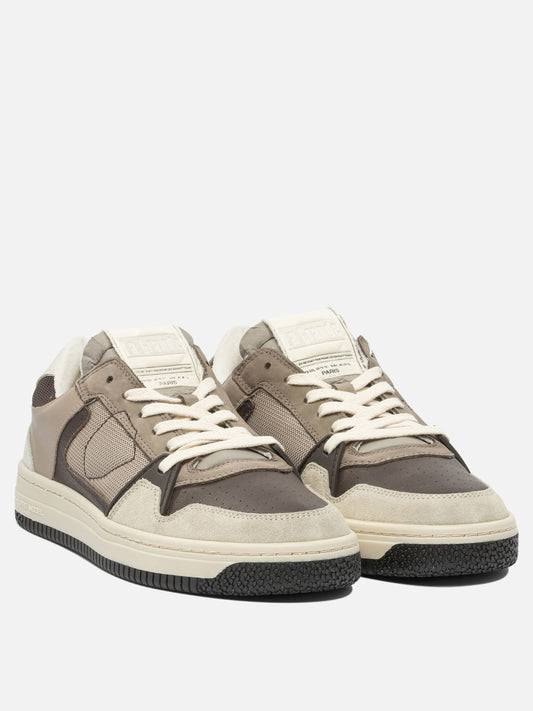Sneaker basse 80% leather 20% polyamide - 100% leather  Marrone - Philippe Model Paris Uomo | PLP | VIETTI Online Store | 2
