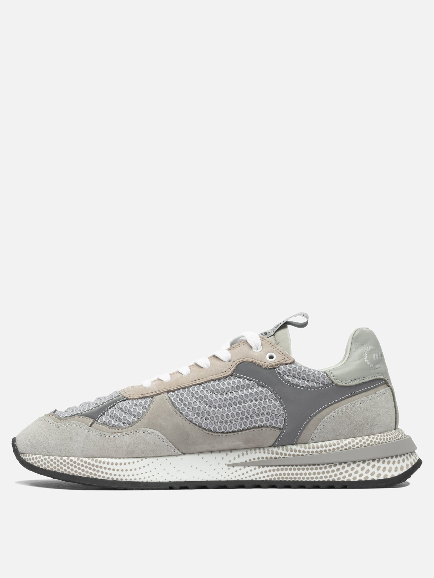 Sneaker basse 80% suede 20% mesh - 100% rubber  Grigio - Philippe Model Paris Uomo | PDP | VIETTI Online Store | thumbnail_3
