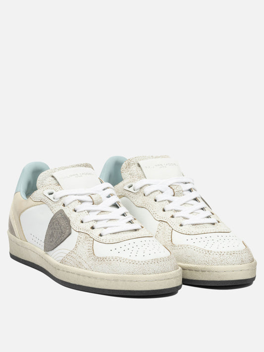 Sneaker basse 100% leather - 100% rubber  Beige - Philippe Model Paris Donna | PDP | VIETTI Online Store | 2
