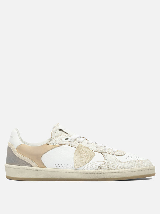 Sneaker basse 100% leather - 100% rubber  Bianco - Philippe Model Paris Uomo | PLP | VIETTI Online Store 
