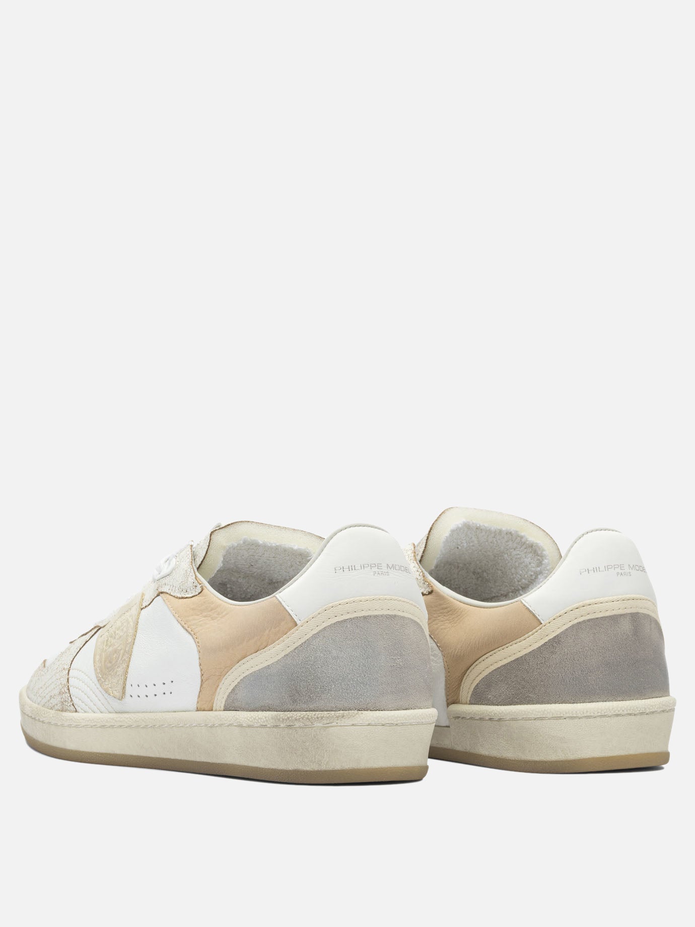 Sneaker basse 100% leather - 100% rubber  Bianco - Philippe Model Paris Uomo | PDP | VIETTI Online Store | Zoom-Modal_4
