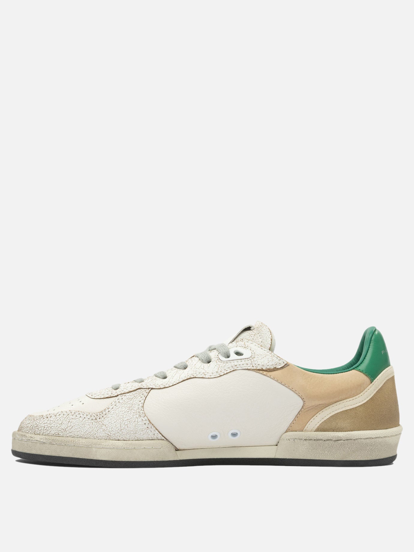 Sneaker basse 100% leather - 100% rubber  Bianco - Philippe Model Paris Uomo | PDP | VIETTI Online Store | thumbnail_3