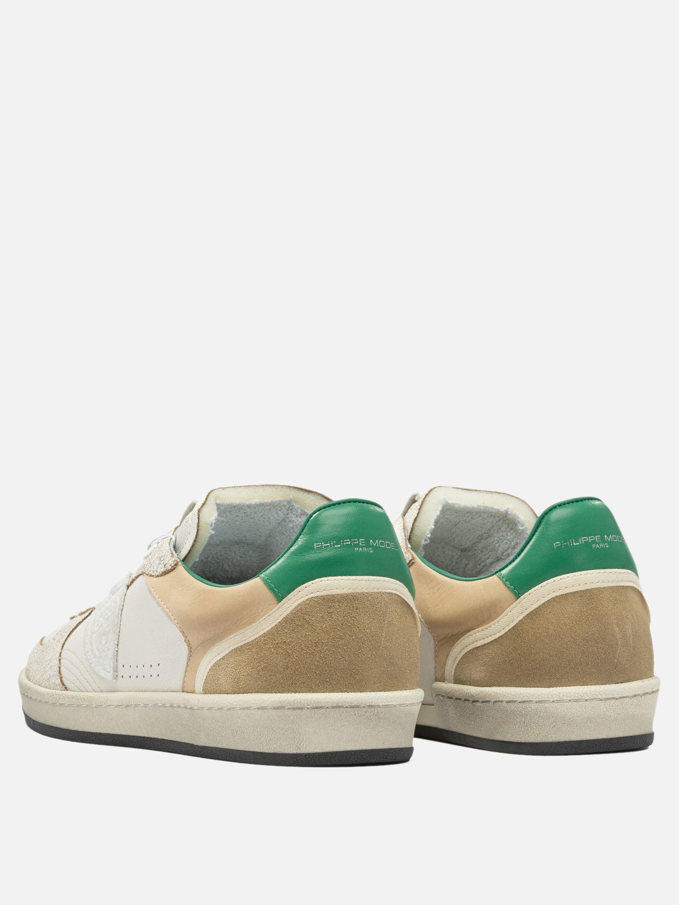 Sneaker basse 100% leather - 100% rubber  Bianco - Philippe Model Paris Uomo | PDP | VIETTI Online Store | Zoom-Modal_4
