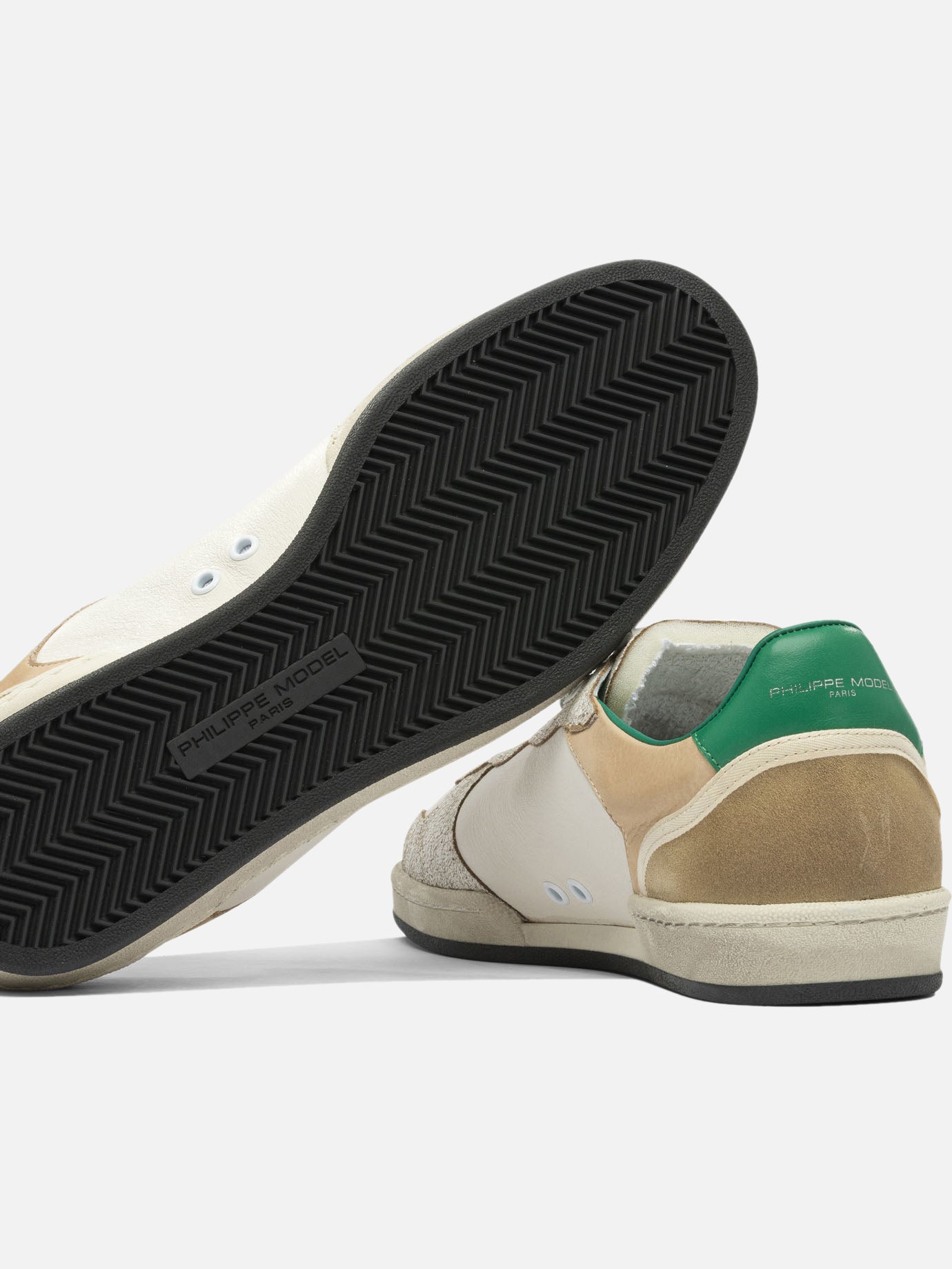 Sneaker basse 100% leather - 100% rubber  Bianco - Philippe Model Paris Uomo | PDP | VIETTI Online Store | Zoom-Modal_5
