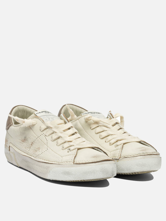 Sneaker basse 100% leather - 100% rubber  Bianco - Philippe Model Paris Uomo | PLP | VIETTI Online Store | 2

