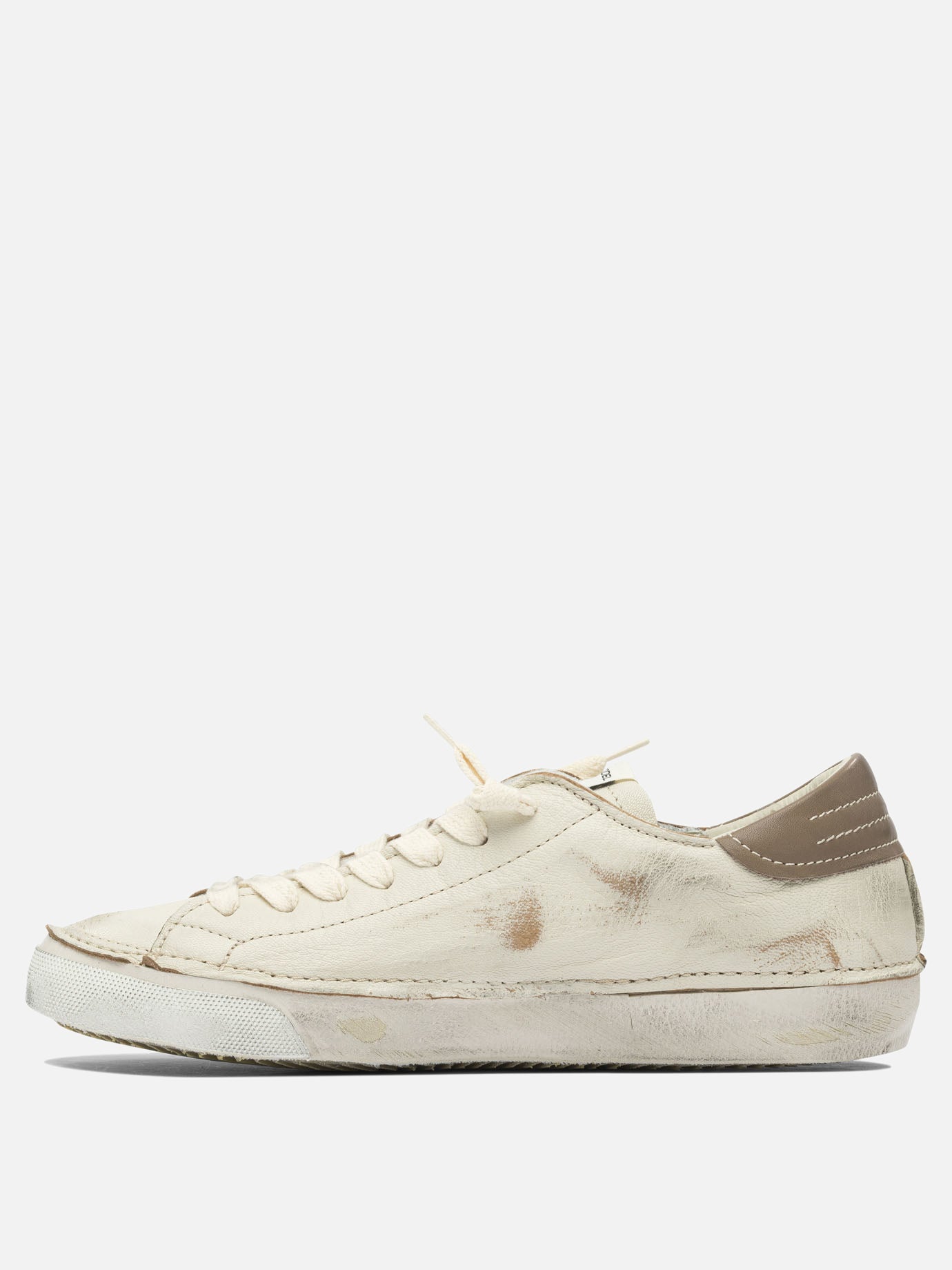 Sneaker basse 100% leather - 100% rubber  Bianco - Philippe Model Paris Uomo | PDP | VIETTI Online Store | Zoom-Modal_3
